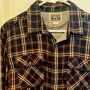 CONVERSE long sleeve button up